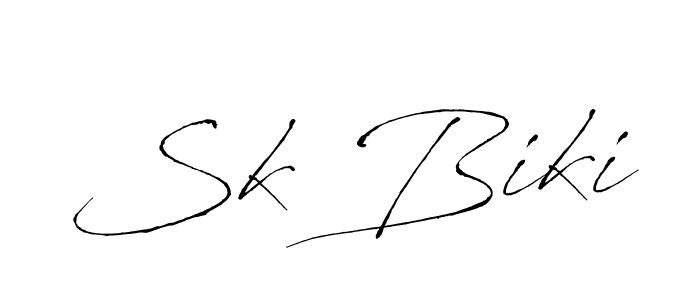 Make a beautiful signature design for name Sk Biki. Use this online signature maker to create a handwritten signature for free. Sk Biki signature style 6 images and pictures png