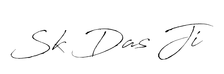 How to make Sk Das Ji name signature. Use Antro_Vectra style for creating short signs online. This is the latest handwritten sign. Sk Das Ji signature style 6 images and pictures png