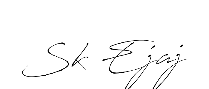 You should practise on your own different ways (Antro_Vectra) to write your name (Sk Ejaj) in signature. don't let someone else do it for you. Sk Ejaj signature style 6 images and pictures png