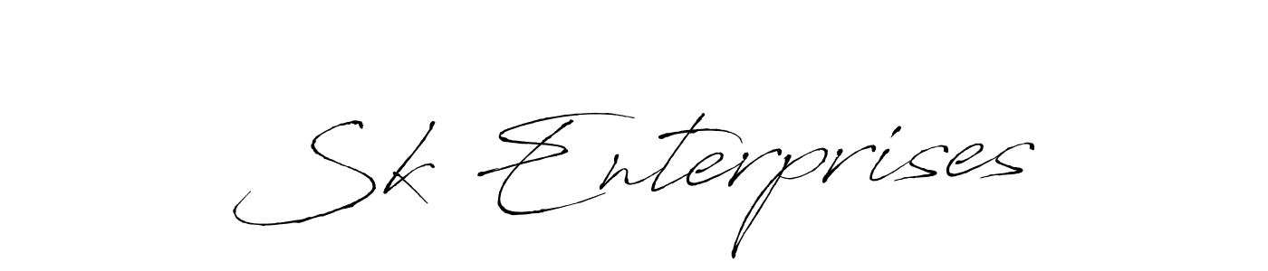 This is the best signature style for the Sk Enterprises name. Also you like these signature font (Antro_Vectra). Mix name signature. Sk Enterprises signature style 6 images and pictures png