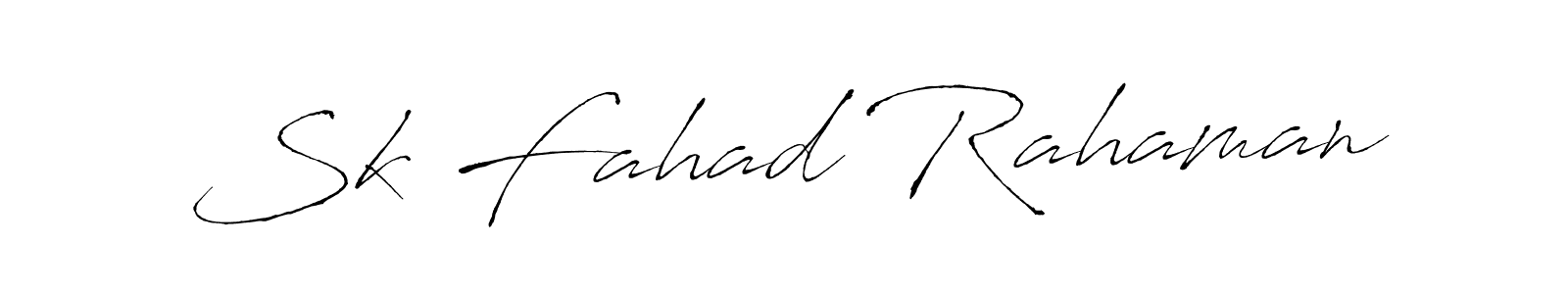 This is the best signature style for the Sk Fahad Rahaman name. Also you like these signature font (Antro_Vectra). Mix name signature. Sk Fahad Rahaman signature style 6 images and pictures png