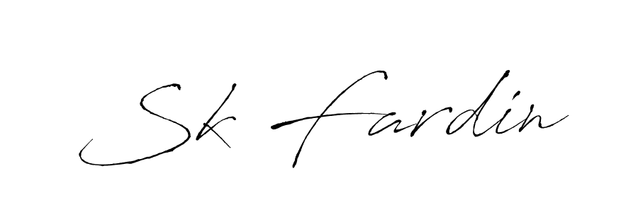 Also You can easily find your signature by using the search form. We will create Sk Fardin name handwritten signature images for you free of cost using Antro_Vectra sign style. Sk Fardin signature style 6 images and pictures png