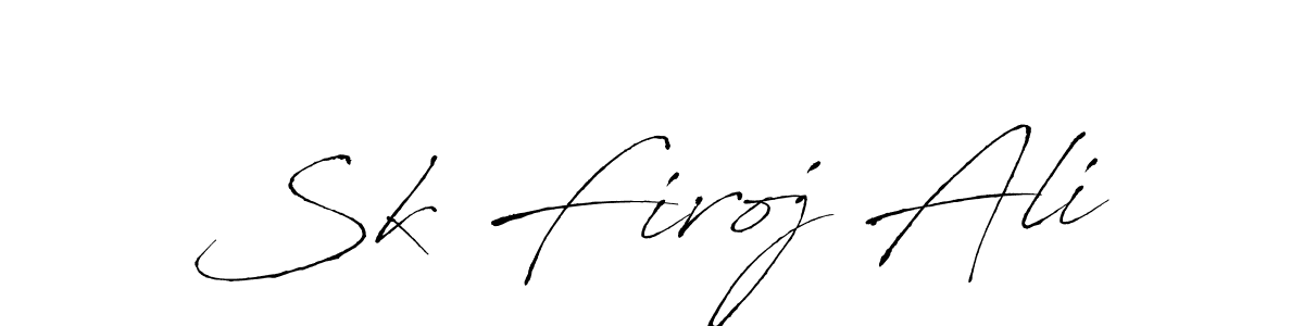 Similarly Antro_Vectra is the best handwritten signature design. Signature creator online .You can use it as an online autograph creator for name Sk Firoj Ali. Sk Firoj Ali signature style 6 images and pictures png