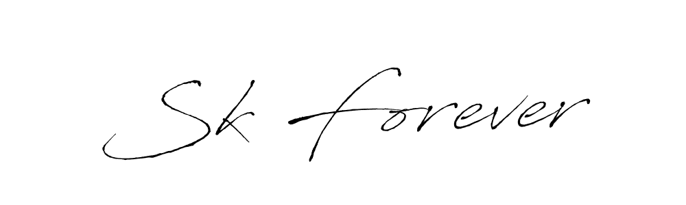 Antro_Vectra is a professional signature style that is perfect for those who want to add a touch of class to their signature. It is also a great choice for those who want to make their signature more unique. Get Sk Forever name to fancy signature for free. Sk Forever signature style 6 images and pictures png