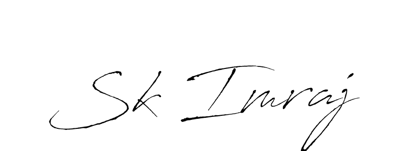 Use a signature maker to create a handwritten signature online. With this signature software, you can design (Antro_Vectra) your own signature for name Sk Imraj. Sk Imraj signature style 6 images and pictures png
