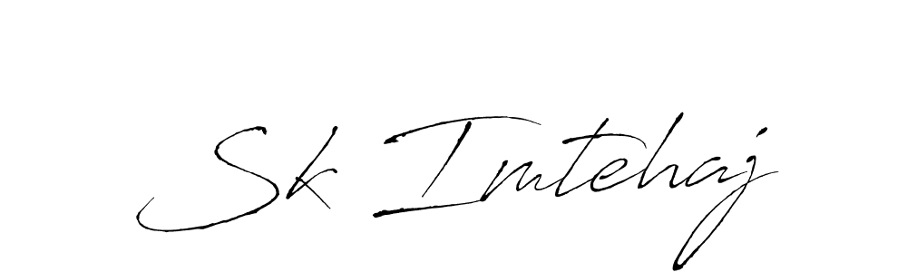Also You can easily find your signature by using the search form. We will create Sk Imtehaj name handwritten signature images for you free of cost using Antro_Vectra sign style. Sk Imtehaj signature style 6 images and pictures png