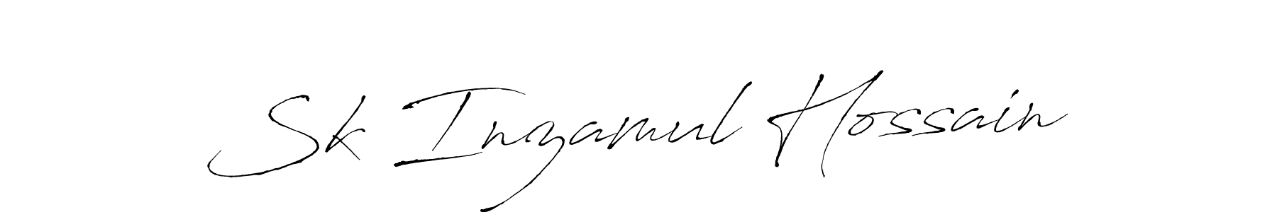 Make a beautiful signature design for name Sk Inzamul Hossain. With this signature (Antro_Vectra) style, you can create a handwritten signature for free. Sk Inzamul Hossain signature style 6 images and pictures png