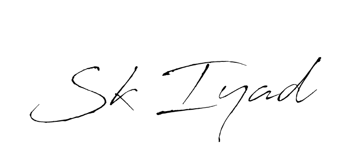 Sk Iyad stylish signature style. Best Handwritten Sign (Antro_Vectra) for my name. Handwritten Signature Collection Ideas for my name Sk Iyad. Sk Iyad signature style 6 images and pictures png