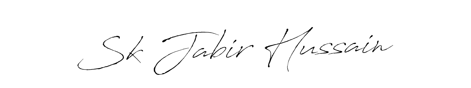 Use a signature maker to create a handwritten signature online. With this signature software, you can design (Antro_Vectra) your own signature for name Sk Jabir Hussain. Sk Jabir Hussain signature style 6 images and pictures png