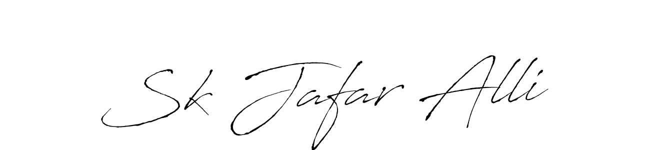 Also we have Sk Jafar Alli name is the best signature style. Create professional handwritten signature collection using Antro_Vectra autograph style. Sk Jafar Alli signature style 6 images and pictures png