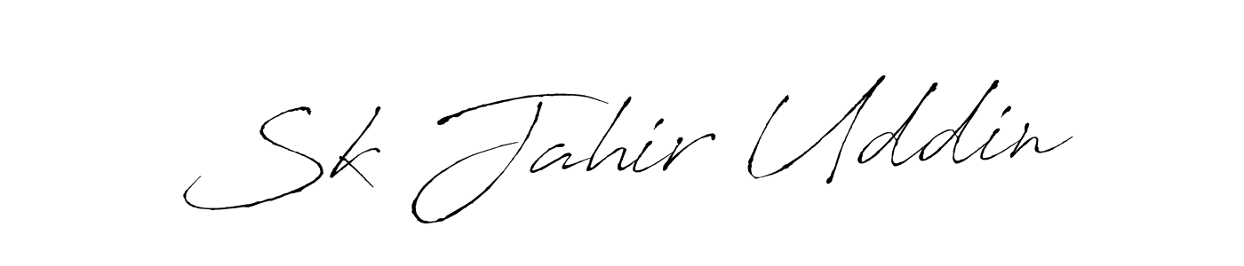 Also we have Sk Jahir Uddin name is the best signature style. Create professional handwritten signature collection using Antro_Vectra autograph style. Sk Jahir Uddin signature style 6 images and pictures png