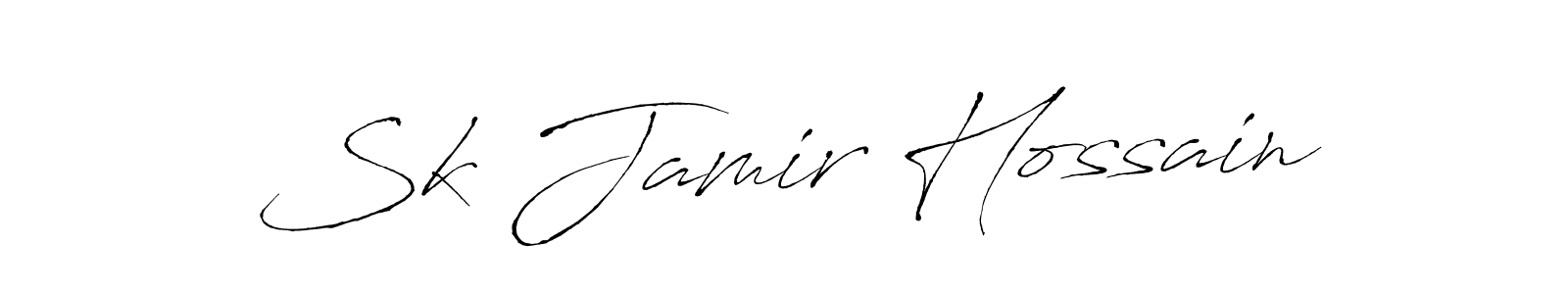 Also we have Sk Jamir Hossain name is the best signature style. Create professional handwritten signature collection using Antro_Vectra autograph style. Sk Jamir Hossain signature style 6 images and pictures png