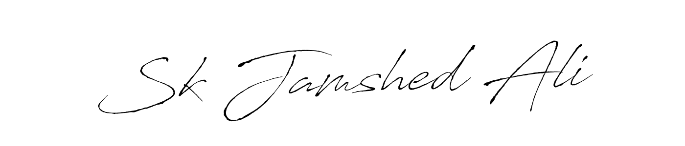 Also we have Sk Jamshed Ali name is the best signature style. Create professional handwritten signature collection using Antro_Vectra autograph style. Sk Jamshed Ali signature style 6 images and pictures png