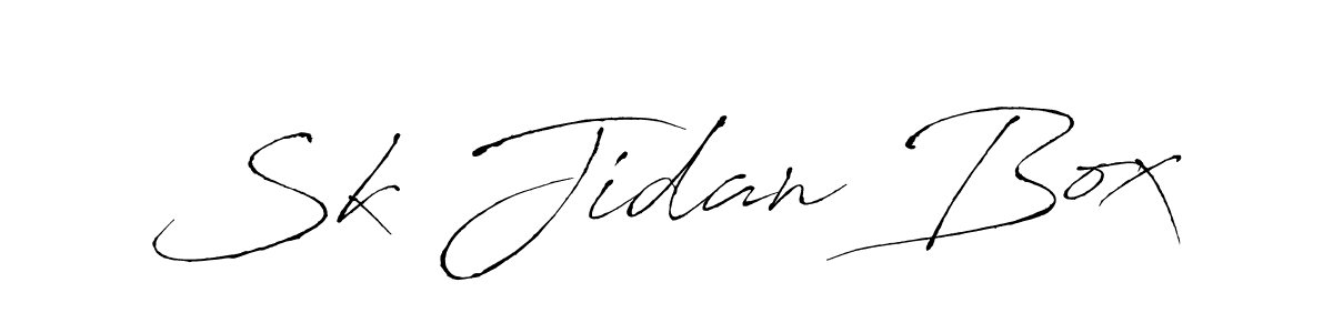 Make a beautiful signature design for name Sk Jidan Box. Use this online signature maker to create a handwritten signature for free. Sk Jidan Box signature style 6 images and pictures png