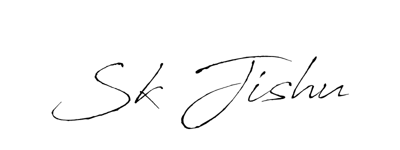 It looks lik you need a new signature style for name Sk Jishu. Design unique handwritten (Antro_Vectra) signature with our free signature maker in just a few clicks. Sk Jishu signature style 6 images and pictures png