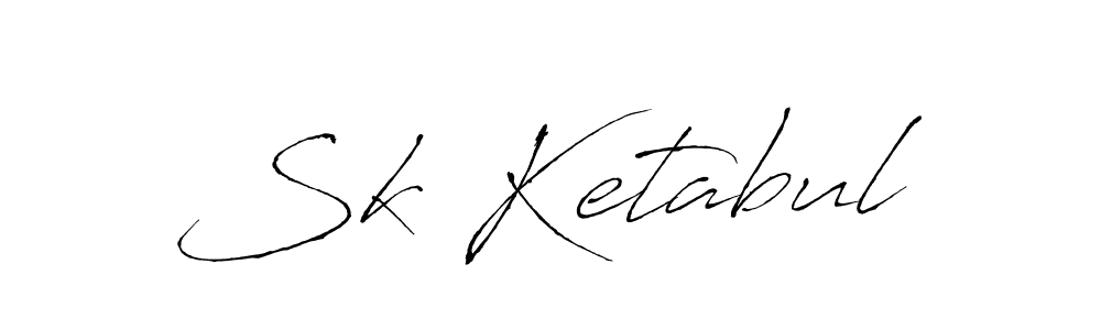 Similarly Antro_Vectra is the best handwritten signature design. Signature creator online .You can use it as an online autograph creator for name Sk Ketabul. Sk Ketabul signature style 6 images and pictures png