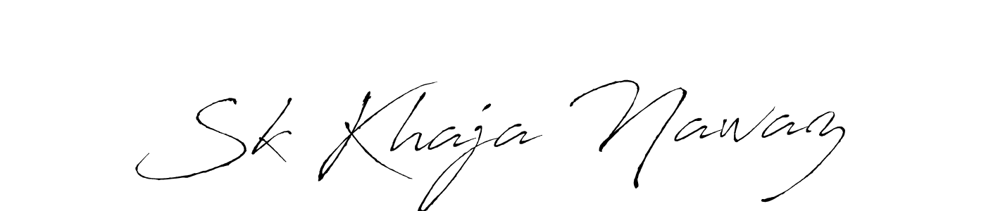 Also we have Sk Khaja Nawaz name is the best signature style. Create professional handwritten signature collection using Antro_Vectra autograph style. Sk Khaja Nawaz signature style 6 images and pictures png