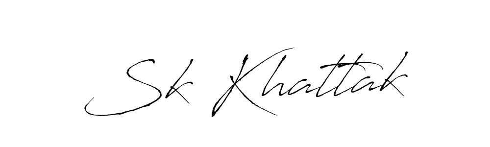 Also we have Sk Khattak name is the best signature style. Create professional handwritten signature collection using Antro_Vectra autograph style. Sk Khattak signature style 6 images and pictures png