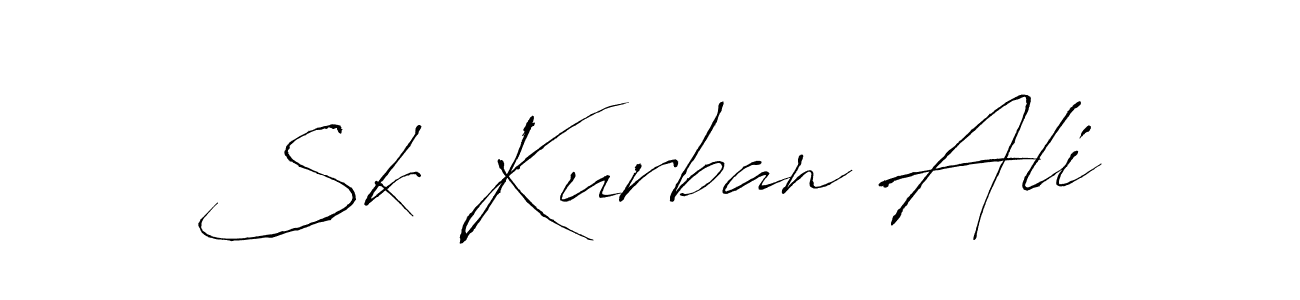 How to make Sk Kurban Ali signature? Antro_Vectra is a professional autograph style. Create handwritten signature for Sk Kurban Ali name. Sk Kurban Ali signature style 6 images and pictures png