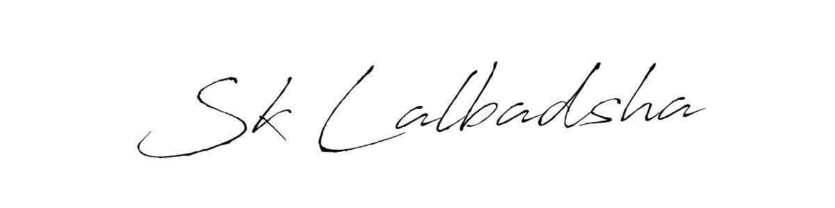 Create a beautiful signature design for name Sk Lalbadsha. With this signature (Antro_Vectra) fonts, you can make a handwritten signature for free. Sk Lalbadsha signature style 6 images and pictures png