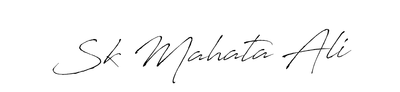 Use a signature maker to create a handwritten signature online. With this signature software, you can design (Antro_Vectra) your own signature for name Sk Mahata Ali. Sk Mahata Ali signature style 6 images and pictures png