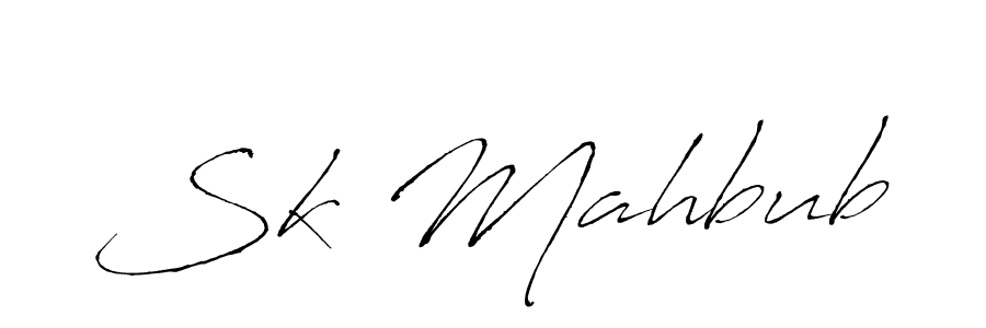 Design your own signature with our free online signature maker. With this signature software, you can create a handwritten (Antro_Vectra) signature for name Sk Mahbub. Sk Mahbub signature style 6 images and pictures png