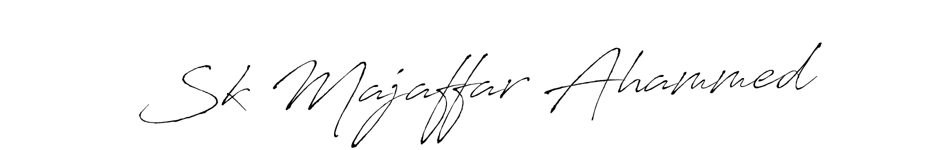 Make a beautiful signature design for name Sk Majaffar Ahammed. With this signature (Antro_Vectra) style, you can create a handwritten signature for free. Sk Majaffar Ahammed signature style 6 images and pictures png