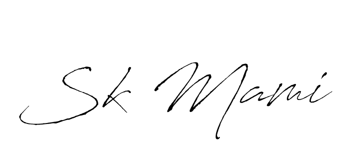 Antro_Vectra is a professional signature style that is perfect for those who want to add a touch of class to their signature. It is also a great choice for those who want to make their signature more unique. Get Sk Mami name to fancy signature for free. Sk Mami signature style 6 images and pictures png