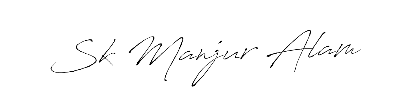 Use a signature maker to create a handwritten signature online. With this signature software, you can design (Antro_Vectra) your own signature for name Sk Manjur Alam. Sk Manjur Alam signature style 6 images and pictures png