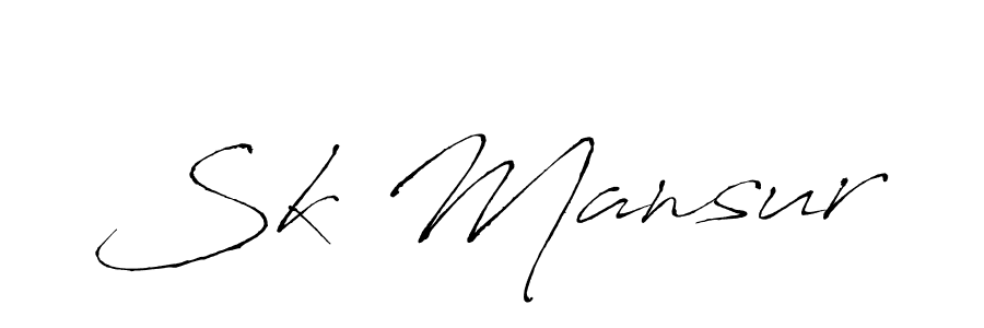 Antro_Vectra is a professional signature style that is perfect for those who want to add a touch of class to their signature. It is also a great choice for those who want to make their signature more unique. Get Sk Mansur name to fancy signature for free. Sk Mansur signature style 6 images and pictures png