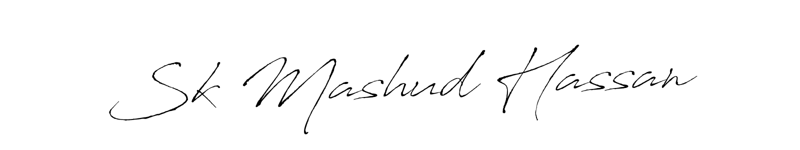 The best way (Antro_Vectra) to make a short signature is to pick only two or three words in your name. The name Sk Mashud Hassan include a total of six letters. For converting this name. Sk Mashud Hassan signature style 6 images and pictures png