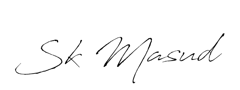 Create a beautiful signature design for name Sk Masud. With this signature (Antro_Vectra) fonts, you can make a handwritten signature for free. Sk Masud signature style 6 images and pictures png