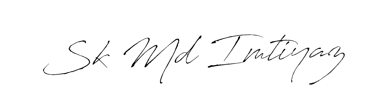 This is the best signature style for the Sk Md Imtiyaz name. Also you like these signature font (Antro_Vectra). Mix name signature. Sk Md Imtiyaz signature style 6 images and pictures png