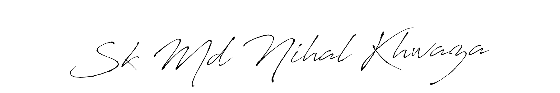 Design your own signature with our free online signature maker. With this signature software, you can create a handwritten (Antro_Vectra) signature for name Sk Md Nihal Khwaza. Sk Md Nihal Khwaza signature style 6 images and pictures png