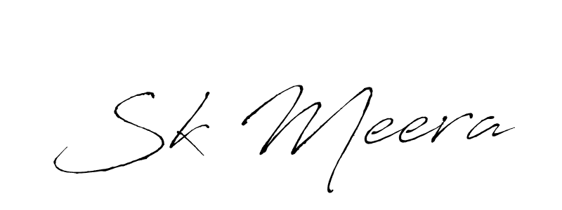 Sk Meera stylish signature style. Best Handwritten Sign (Antro_Vectra) for my name. Handwritten Signature Collection Ideas for my name Sk Meera. Sk Meera signature style 6 images and pictures png