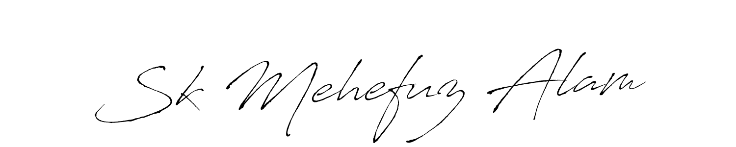 The best way (Antro_Vectra) to make a short signature is to pick only two or three words in your name. The name Sk Mehefuz Alam include a total of six letters. For converting this name. Sk Mehefuz Alam signature style 6 images and pictures png