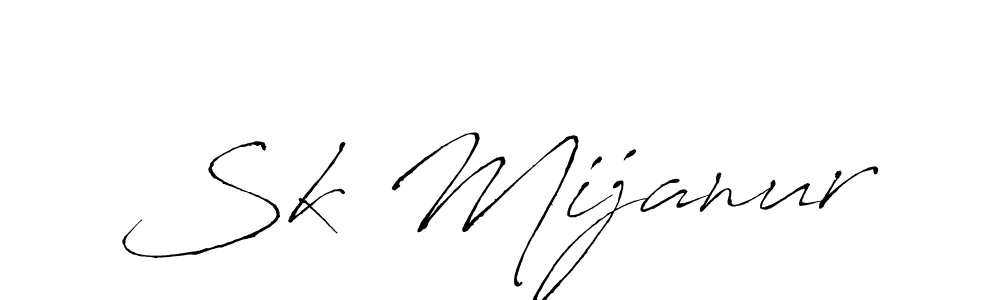 Also we have Sk Mijanur name is the best signature style. Create professional handwritten signature collection using Antro_Vectra autograph style. Sk Mijanur signature style 6 images and pictures png