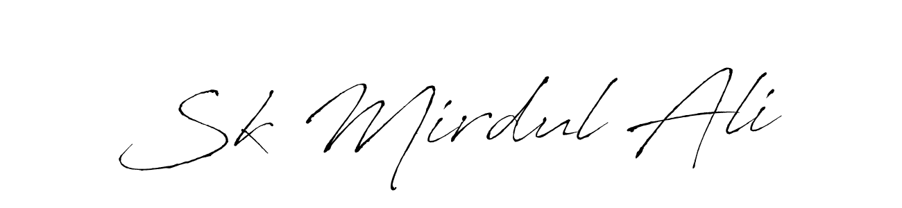 The best way (Antro_Vectra) to make a short signature is to pick only two or three words in your name. The name Sk Mirdul Ali include a total of six letters. For converting this name. Sk Mirdul Ali signature style 6 images and pictures png