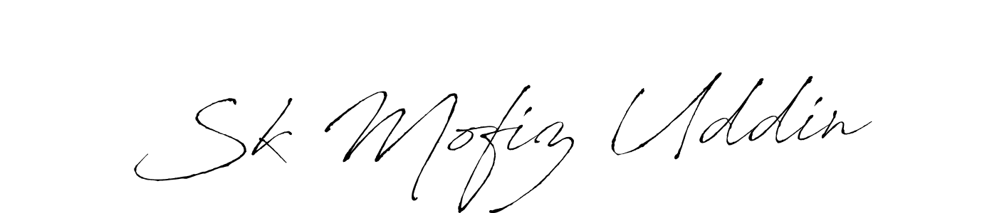 Antro_Vectra is a professional signature style that is perfect for those who want to add a touch of class to their signature. It is also a great choice for those who want to make their signature more unique. Get Sk Mofiz Uddin name to fancy signature for free. Sk Mofiz Uddin signature style 6 images and pictures png