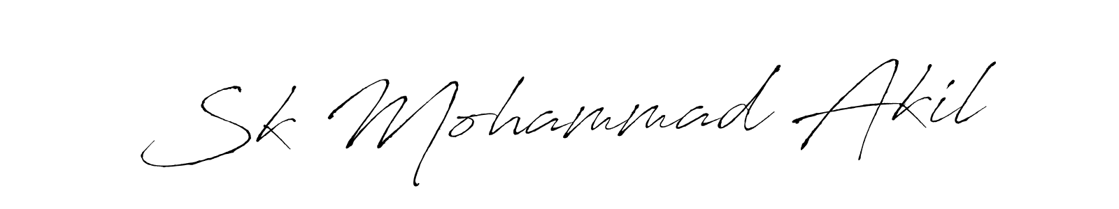Also You can easily find your signature by using the search form. We will create Sk Mohammad Akil name handwritten signature images for you free of cost using Antro_Vectra sign style. Sk Mohammad Akil signature style 6 images and pictures png