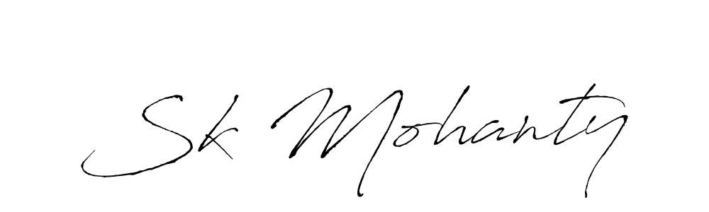 Sk Mohanty stylish signature style. Best Handwritten Sign (Antro_Vectra) for my name. Handwritten Signature Collection Ideas for my name Sk Mohanty. Sk Mohanty signature style 6 images and pictures png