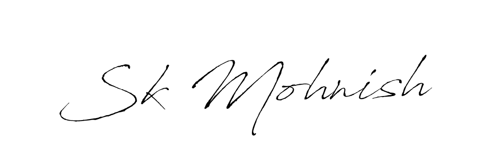 Also You can easily find your signature by using the search form. We will create Sk Mohnish name handwritten signature images for you free of cost using Antro_Vectra sign style. Sk Mohnish signature style 6 images and pictures png