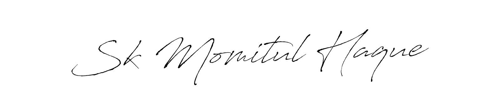 Make a beautiful signature design for name Sk Momitul Haque. With this signature (Antro_Vectra) style, you can create a handwritten signature for free. Sk Momitul Haque signature style 6 images and pictures png