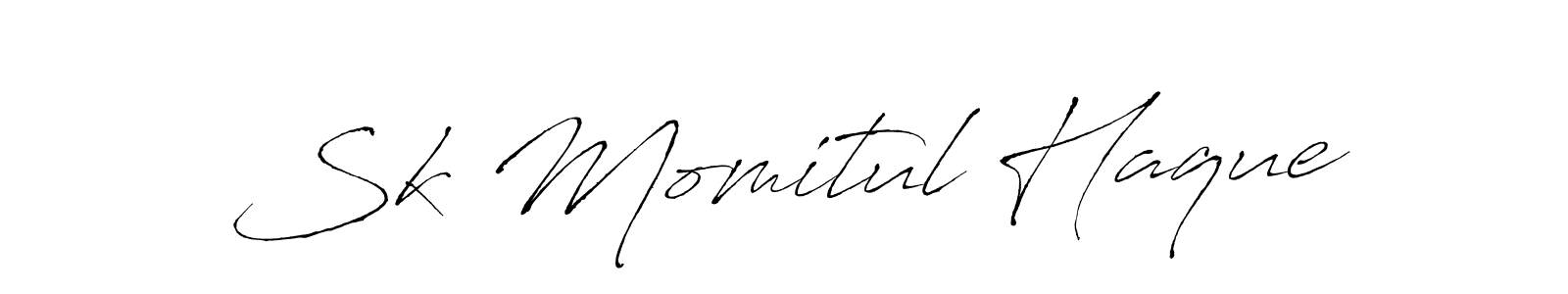 Use a signature maker to create a handwritten signature online. With this signature software, you can design (Antro_Vectra) your own signature for name Sk Momitul Haque. Sk Momitul Haque signature style 6 images and pictures png