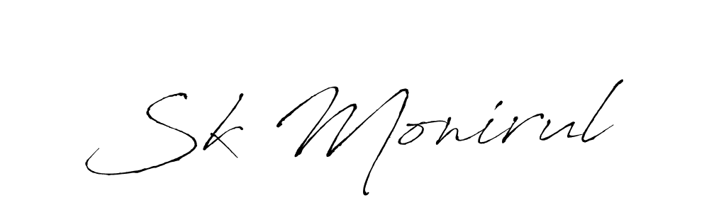 It looks lik you need a new signature style for name Sk Monirul. Design unique handwritten (Antro_Vectra) signature with our free signature maker in just a few clicks. Sk Monirul signature style 6 images and pictures png