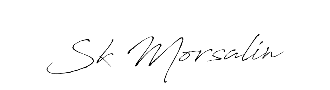 Antro_Vectra is a professional signature style that is perfect for those who want to add a touch of class to their signature. It is also a great choice for those who want to make their signature more unique. Get Sk Morsalin name to fancy signature for free. Sk Morsalin signature style 6 images and pictures png