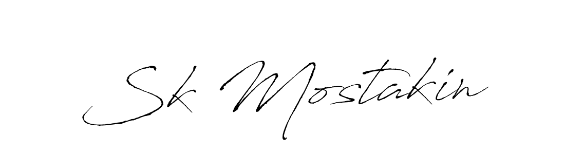 if you are searching for the best signature style for your name Sk Mostakin. so please give up your signature search. here we have designed multiple signature styles  using Antro_Vectra. Sk Mostakin signature style 6 images and pictures png