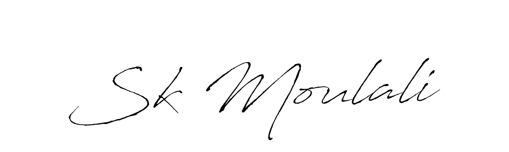 Sk Moulali stylish signature style. Best Handwritten Sign (Antro_Vectra) for my name. Handwritten Signature Collection Ideas for my name Sk Moulali. Sk Moulali signature style 6 images and pictures png