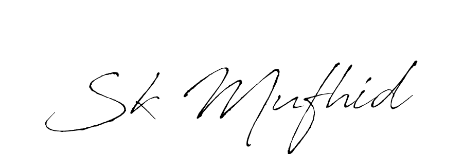 Make a beautiful signature design for name Sk Mufhid. Use this online signature maker to create a handwritten signature for free. Sk Mufhid signature style 6 images and pictures png