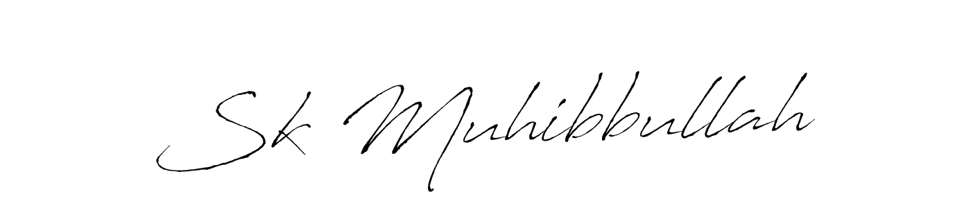 How to make Sk Muhibbullah signature? Antro_Vectra is a professional autograph style. Create handwritten signature for Sk Muhibbullah name. Sk Muhibbullah signature style 6 images and pictures png